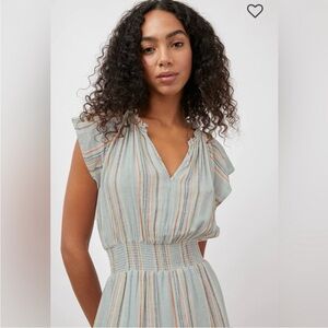 Rails Striped Midi Dress in Pastel Hues